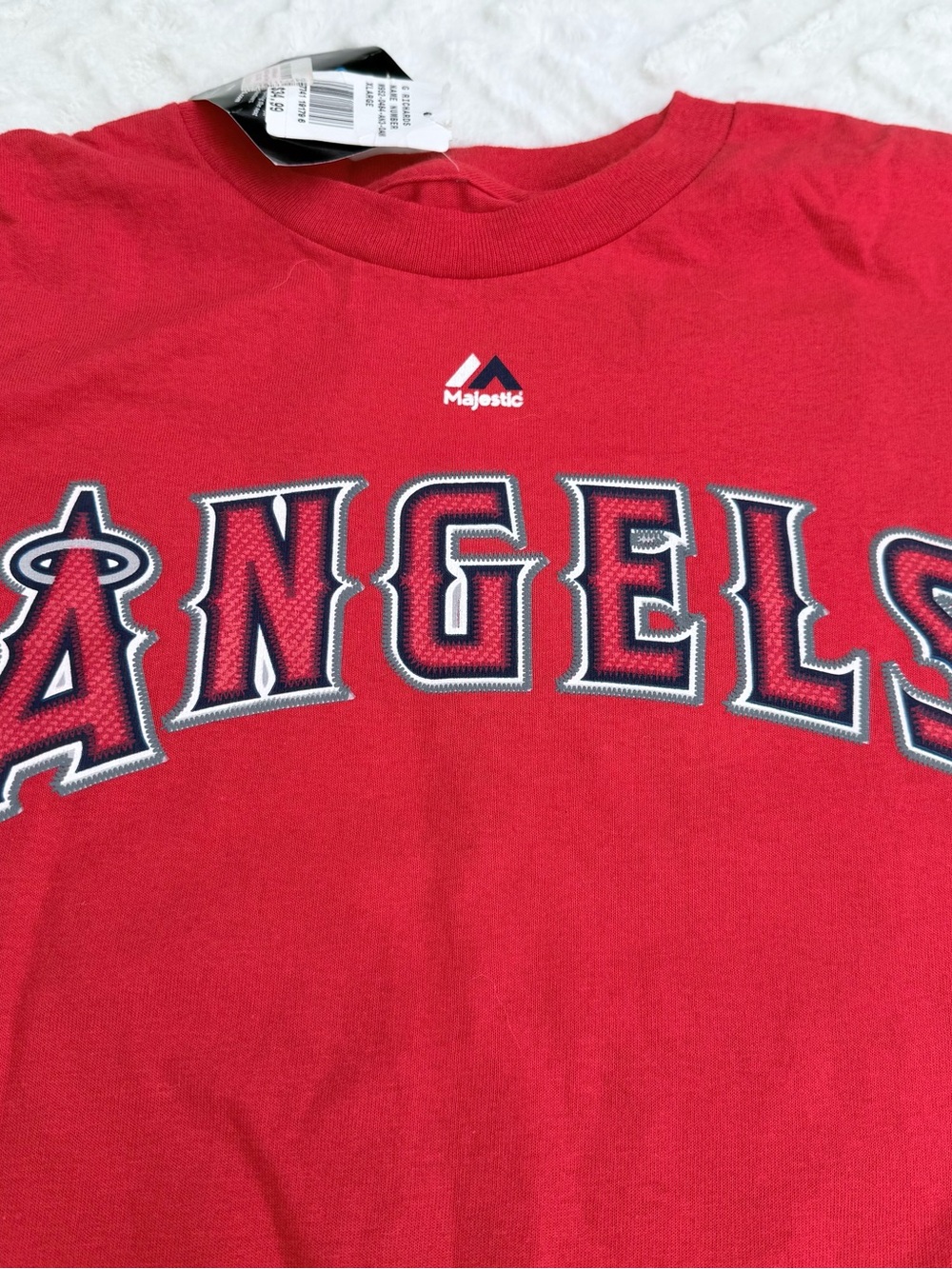 Majestic Los Angeles Angels Red Tee - Size XL - NWT